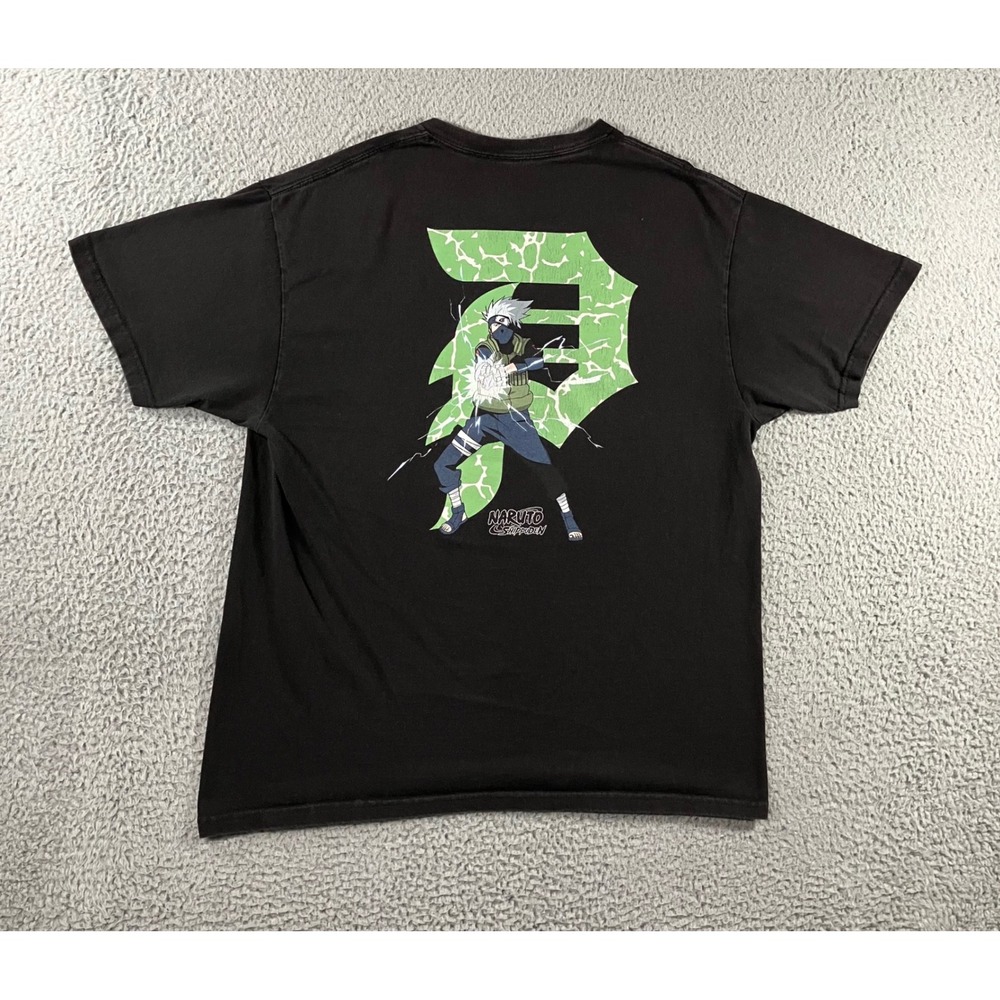 Primitive Naruto Shippuden T-Shirt Men L Orochimaru Graphic Bleached Thrashed